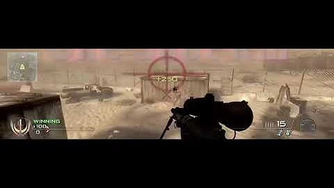 MW2: 360 “YY” No Scope Trickshot