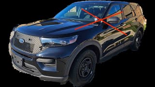 2020+ Ford Police Interceptor Utility SPOTLIGHT REMOVAL (2020+ Ford Explorer A-Pillar Disassembly)