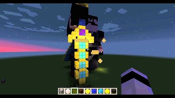 MINECRAFT: STATUE BUILD OF SKYDOESMINECRAFT!