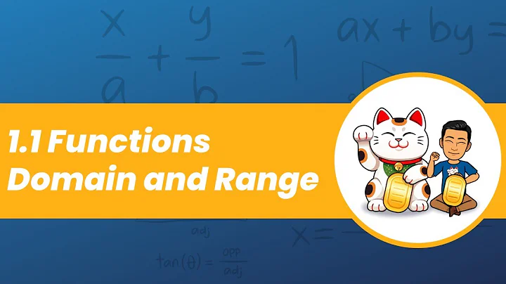 1.1 Functions, Domain, and Range