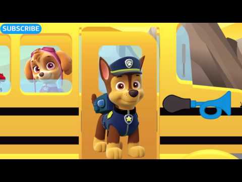 PAW PATROL   Wheels on the Bus Song Avengers Nursery Rhyme