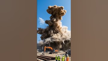 Shocking Building Demolition: Unexpected Collapse Caught on Camera!