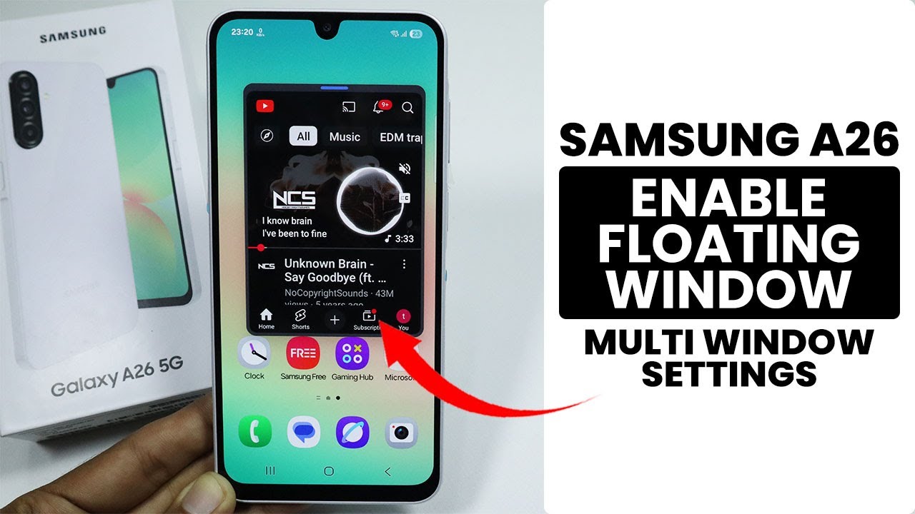 Samsung A26: How to Open Apps in Floating Windows - Use Floating Windows