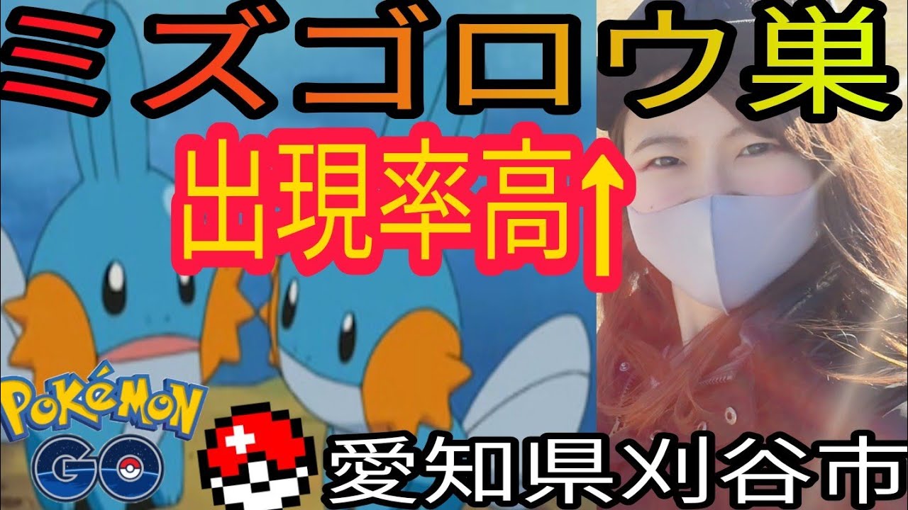 ポケモンgo 出現率 ミズゴロウの巣愛知県刈谷市 Youtube