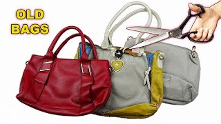 Incredible Recycling of Old Leather Bags! Don't Throw Evaluate!