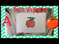 How to draw A for apple 🍎#art #viral #drawing #education #cartoon #abcd