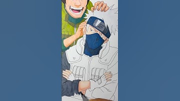 How to Draw Kakashi Hatake ⚡ | Naruto Drawing Timelapse | Anime Art