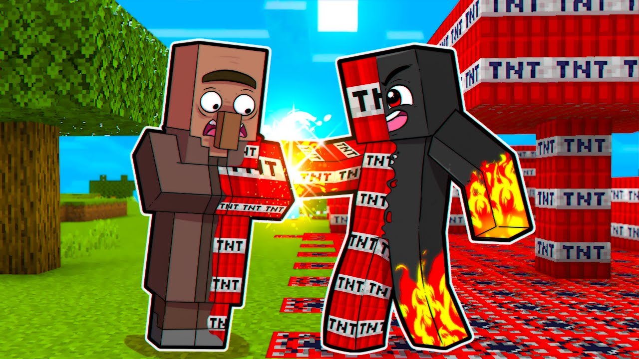 Tudo que Eu Toco Vira TNT no Minecraft... (CUIDADO!!)