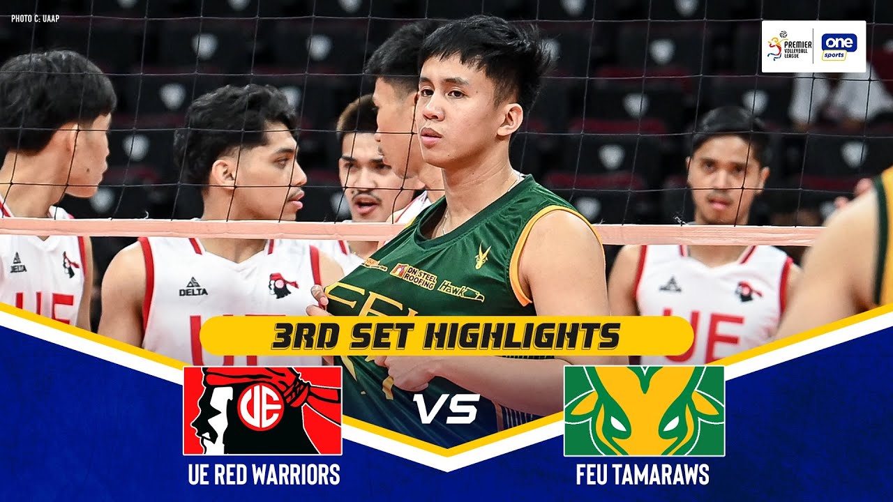 UE vs. FEU | SET 3 GAME HIGHLIGHTS | UAAP SEASON 87 MEN'S VOLLEYBALL ...