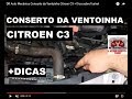 DR Auto Mecânica Conserto da Ventoinha Citroen C3   Dica sobre fusível