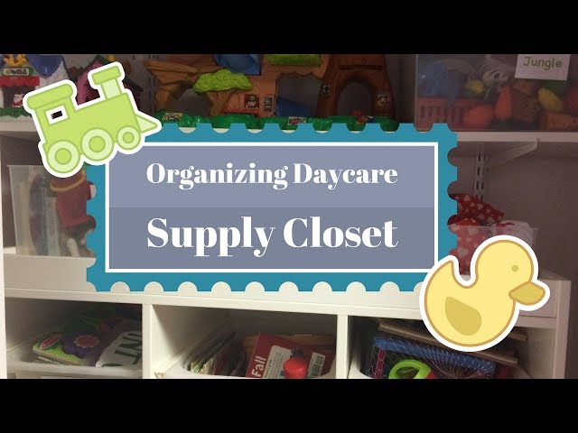 How to Organize a Daycare Supply Closet 