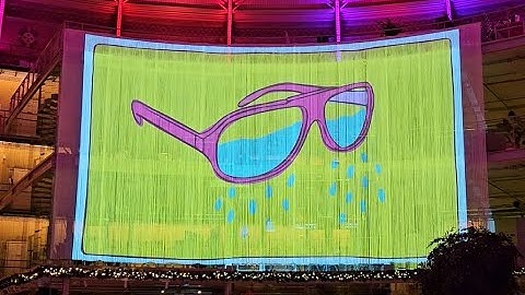 Winter Video Projectie Cultuur Koepel Haarlem #animation