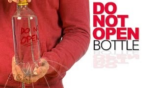 Do Not Open Bottle - Sick Science! #184 Content