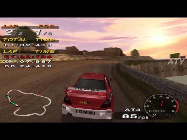 PCSX2 Driving Emotion Type-S Province Expert Mitsubishi Evo 6 Tommi Edition GAMEPLAY