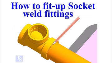 Piping pipe socket weld fit up tutorial for beginners