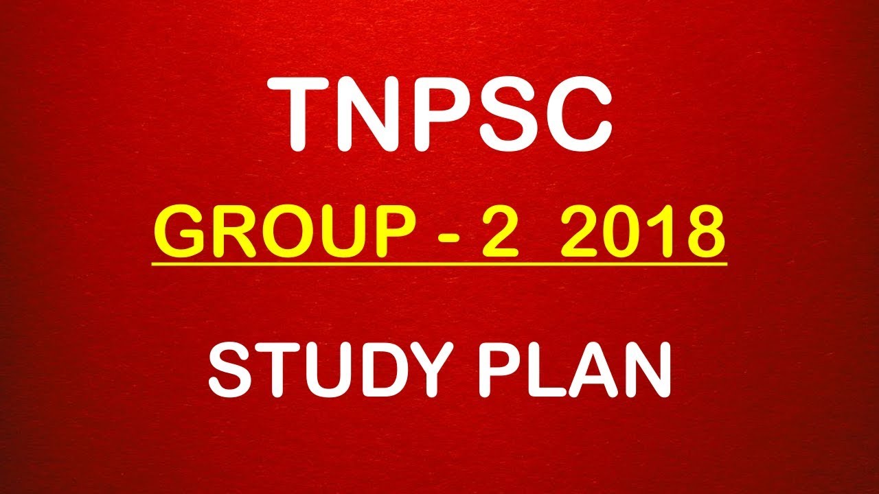 TNPSC GROUP 2 Study Plan | Group 2 Preparation - YouTube