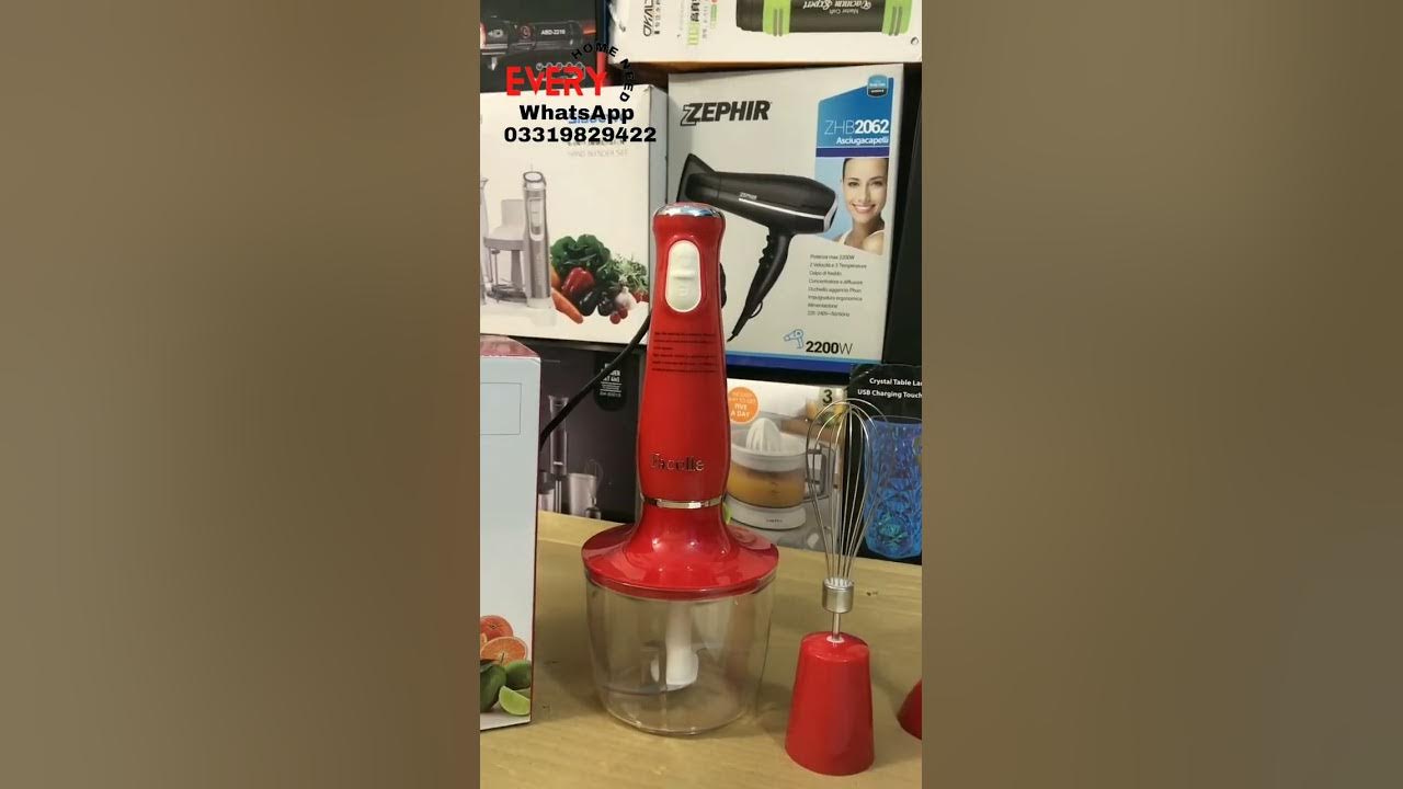 facelle hand blender 1000w 4 in 1 hand blender YouTube