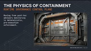 Famous The Pre-Execution Control Plane: Why AI Needs Governance Before Action Profile