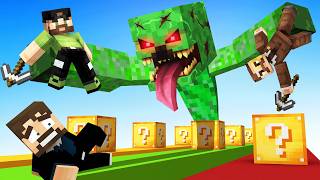 Hilarious Lucky Block Race In Minecraft