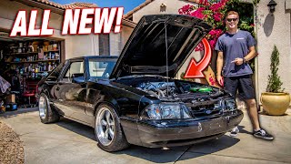 Completely Overhauling My Foxbody's Engine Bay! *Full Wire Tuck and Paint!*