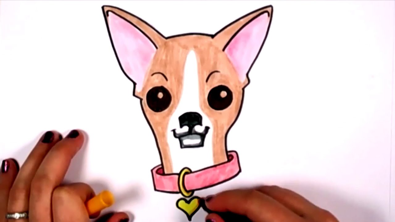 How To Draw A Chihuahua Cute Dog Drawing Lesson Cc Youtube