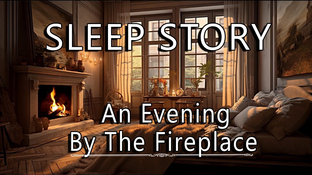 🔥An Evening by the Fireplace | Cozy Sleep story🌙 for Anxiety Relief & Deep Sleep (REAL female voice)