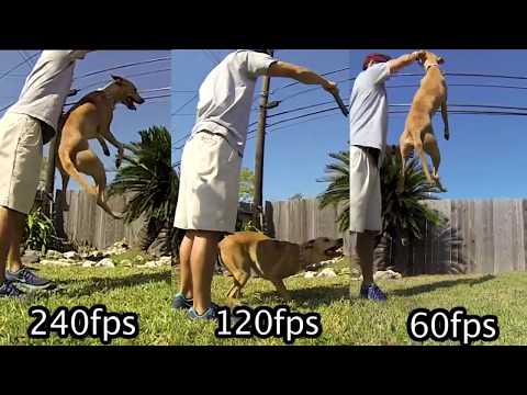 Slow motion 60fps vs 120fps vs 240fps