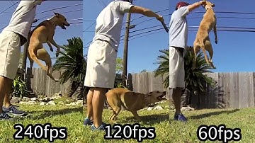Slow motion  60fps vs 120fps vs 240fps