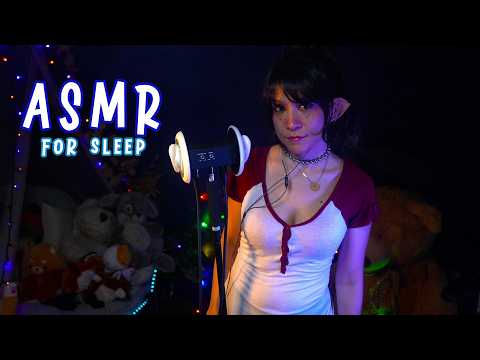 🔴 ASMR | Ear Blowing + Tingle Words To Sleep To | 11PM Central Streams