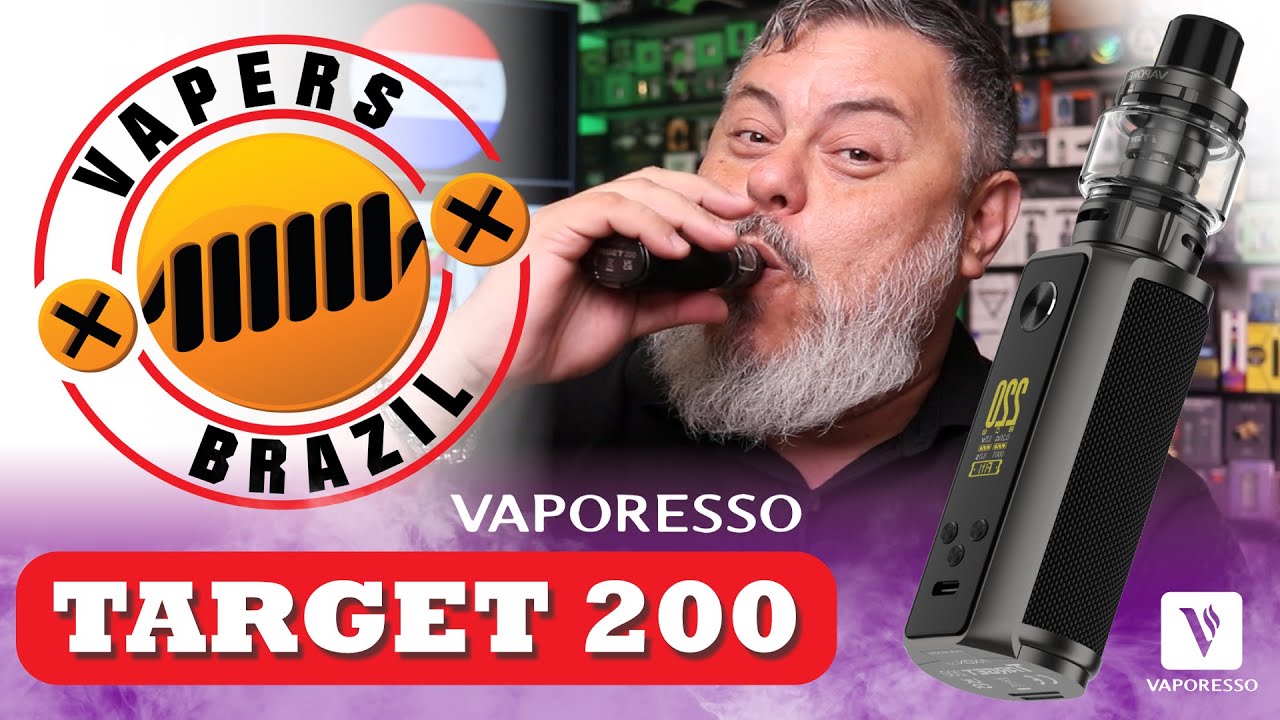 Vaporesso Target 200 Kit - O novo Target de 200W com 2 baterias - YouTube
