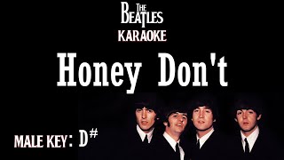 Honey Don't (Karaoke) The Beatles/ Male Key D#