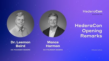 Opening Remarks by Dr. Leemon Baird and Mance Harmon | HederaCon 2025 | Main Stage