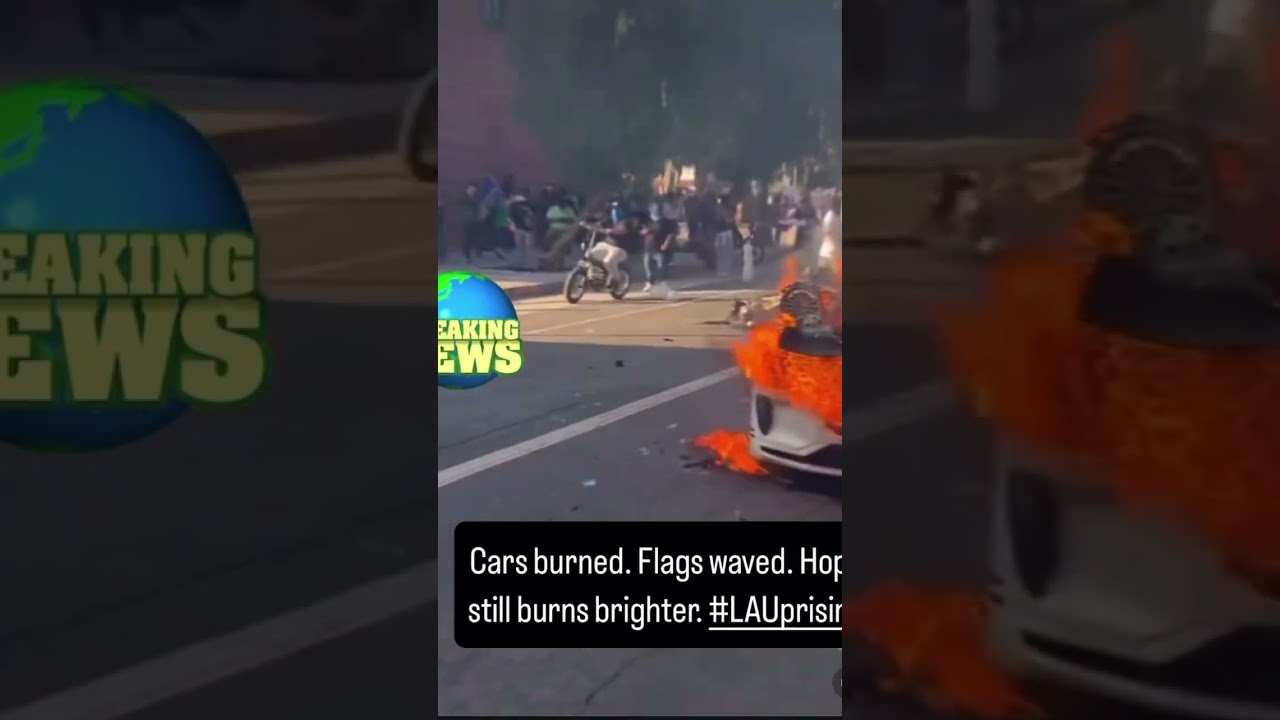 Blocked freeways, burning cars, one voice rising: Enough is enough. 
