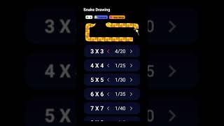 [Snake Drawing] Beautiful Board game made with Flutter. #shorts