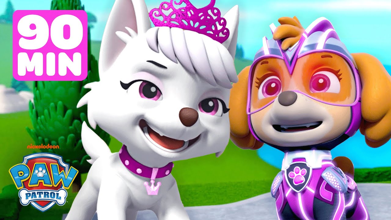 PAW Patrol Stops Sweetie the Royal Pup! w/ Skye | 90 Minute Compilation | Shimmer and Shine