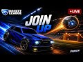 🔴 Rocket League LIVE 🔥 JOIN UP &amp; PLAY WITH VIEWERS (Customs + Ranked)
