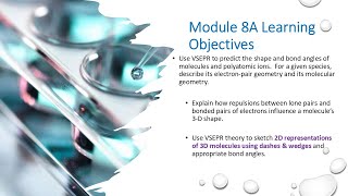Module 8A: VSEPR