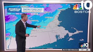 Weather forecast: Snow for some