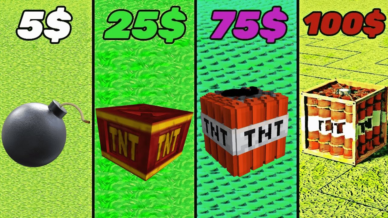 TNT in different WI FI The biggest TNT explosion in Minecraft 1 19 2