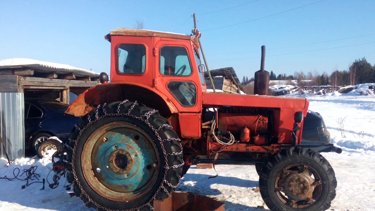 Немного о тракторе т-40ам - YouTube