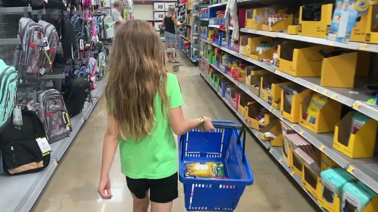 Shopping for Slime-Making Supplies at Walmart with Audra 