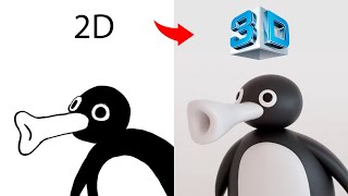 noot noot 2d to 3D