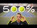 Improve Your Tennis 500% Overnight (not clickbait)