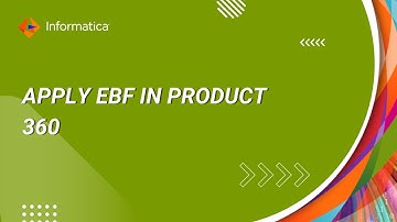 How to Apply EBF in Product 360