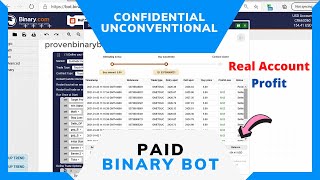 Paid Binary Bot Real Profits - Easy Profits Bot | Explosive Secret Binary Bot