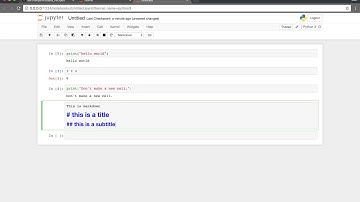 Jupyter Notebook Docker Tutorial
