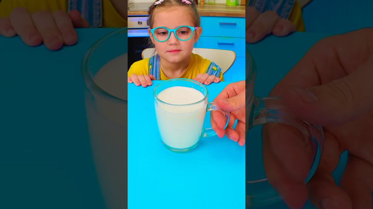 Moo-velous Milk Magic! 🐄✨ Dad's Hilarious Glove Trick! 