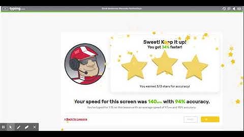 Easiest typing.com lesson EVER! *no sound*