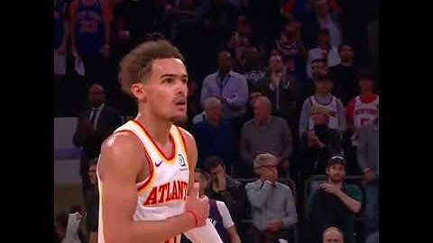Trae Young hit one final step-back three, and took a rightful bow 👏 #Shorts