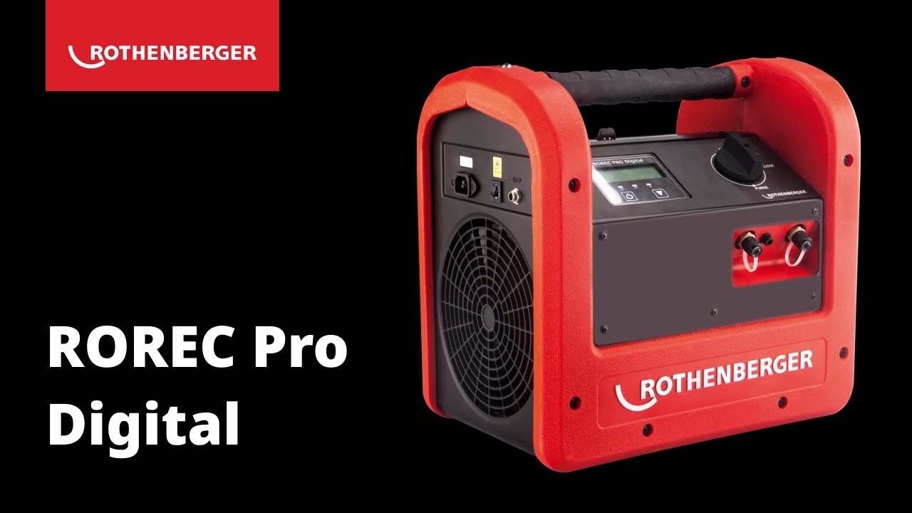 Refrigerant extractor ROREC PRO Digital quick and easy handling